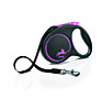 Флекси Рулетка-ремень для собак до 15кг, 5м, розовая (Black Design S Tape 5m pink)