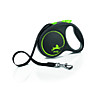 Флекси Рулетка-ремень для собак до 25кг, 5м, зеленая  (Black Design M Tape 5m green )