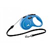 Флекси Рулетка-трос для собак до 8кг, 3м, синяя (New Classic XS cord blue)